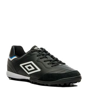 Chuteira Umbro Society Speciali Masculina Preto Branco Azul
