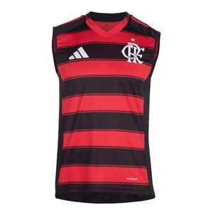 Regata Oficial Flamengo I 25/26 Masculina Preto Vermelho