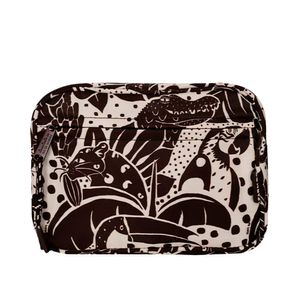 Bolsa Farm Ziriguidum Bichos na Floresta Preto Branco