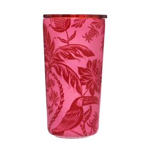 Copo Farm Glub Glub Amalfi 500ml Rosa Vermelho