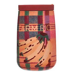 Copo Farm Que Sede Sofia Xadrez 450ml Bordô Colors