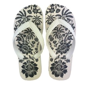 Chinelo Farm Feminino Rastreio Branco Guanacaste