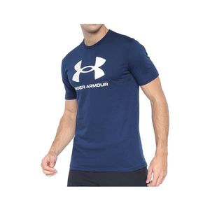 Camisa Under Armour Sportstyle Masculina Marinho Branco